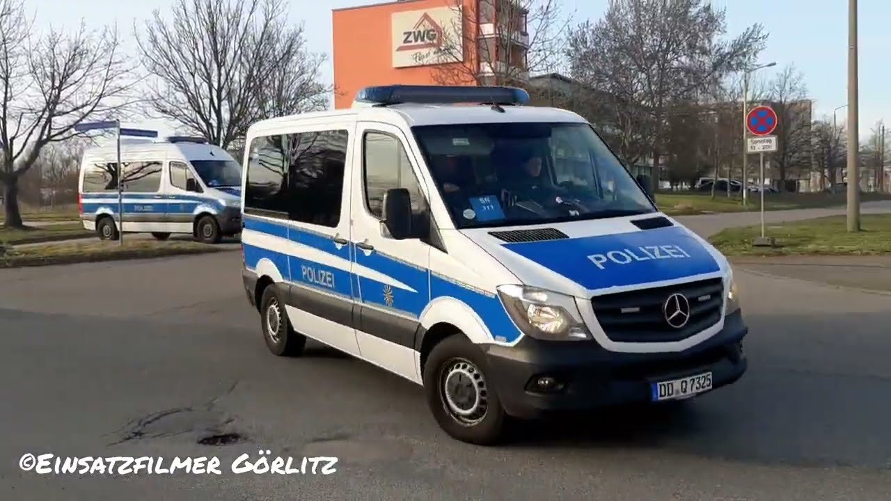 [Flucht vor der Polizei] FSV Zwickau gegen Energie Cottbus Shuttlebus Eskorte, Verfolgung uvm.