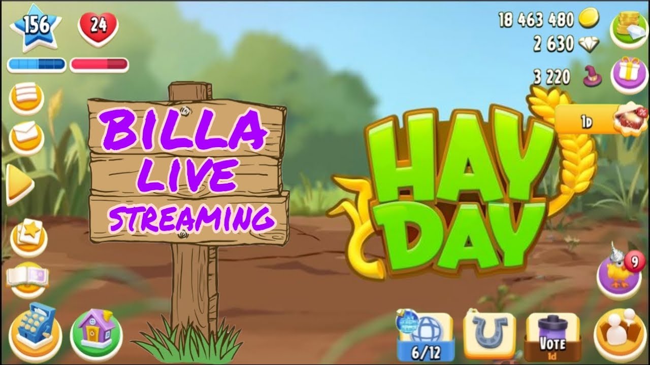 Hay Day Live Streaming Lavel 156