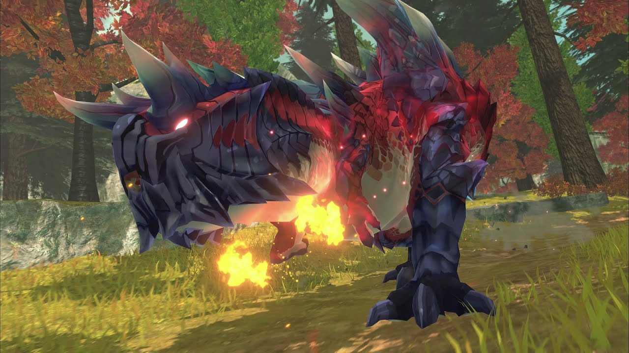 Monster Hunter Stories 2 - Glavenus Boss Fight 4K