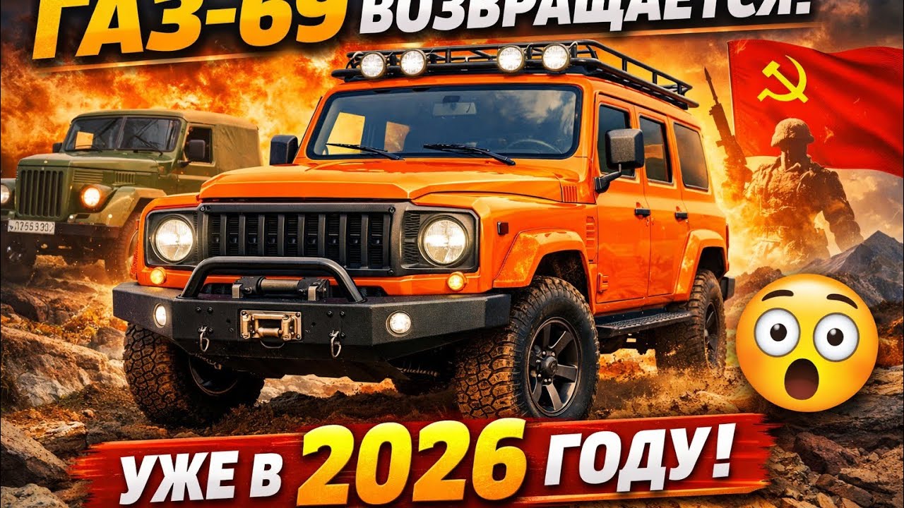 ГАЗ-69 ВОЗВРАЩАЕТСЯ В 2026 ГОДУ 😱 ЛЕГЕНДА СССР В НОВОМ ОБЛИКЕ!