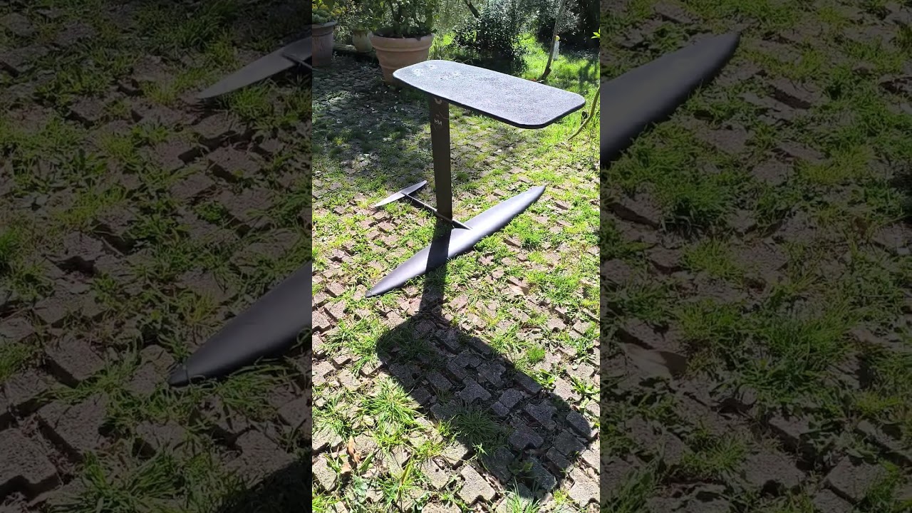 My new foil pumping setup - gong galaxy Trail XXL 145