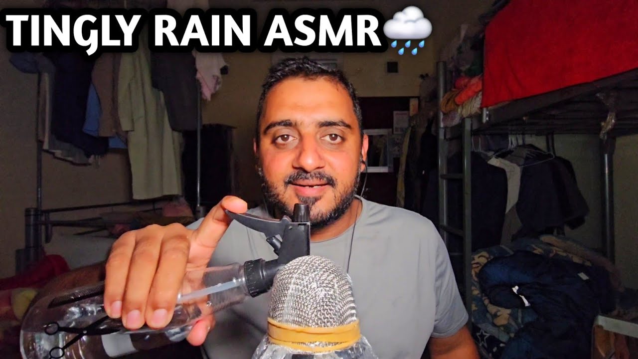 ASMR Soft Rain 🌧️Sounds | Barber Shower
