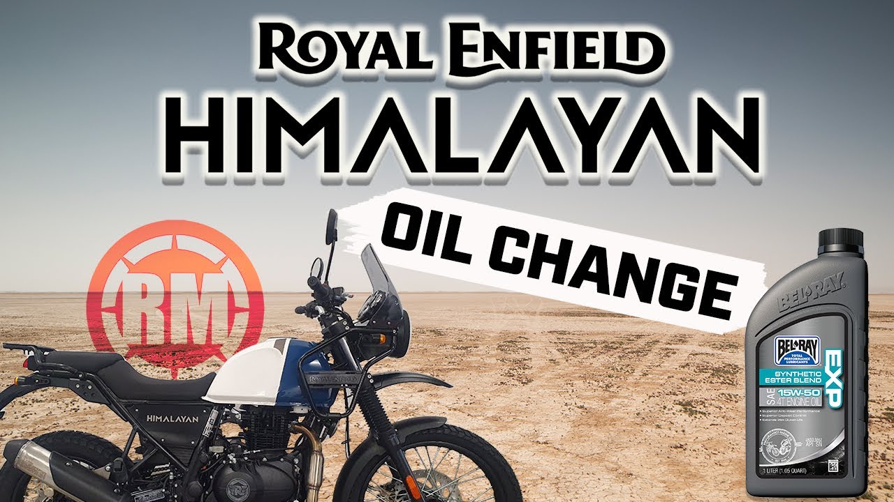 Как заменить масло в Royal Enfield Himalayan
