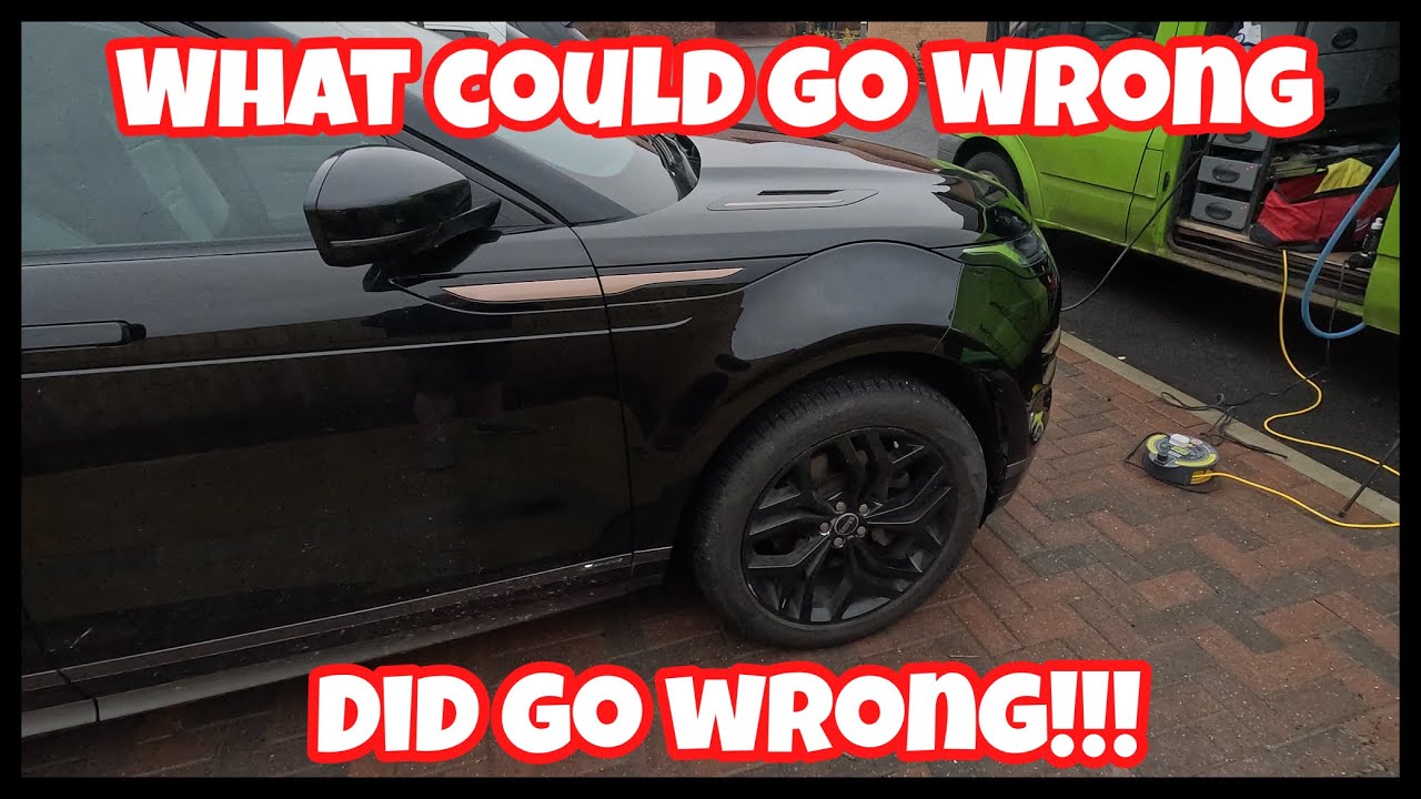 Окрашиваю Range Rover Evoque на улице!! Что может пойти не так 🤷‍♂️🤷‍♂️😆😆😆😆😆