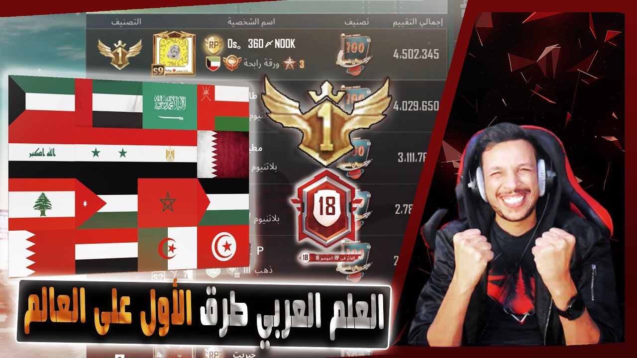 لحظه حصولي على هاشتاق الاول على العالم ب4,500,000$ ورفع العلم العـــربي 🔥 حرب نفسية 😭