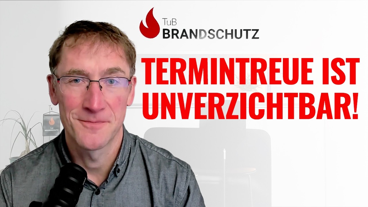 Zeit ist Geld - Brandschutz MUSS schnell gehen!