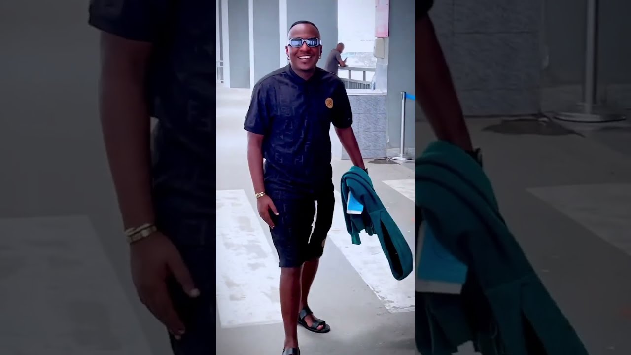 Platini P arrival in Lagos