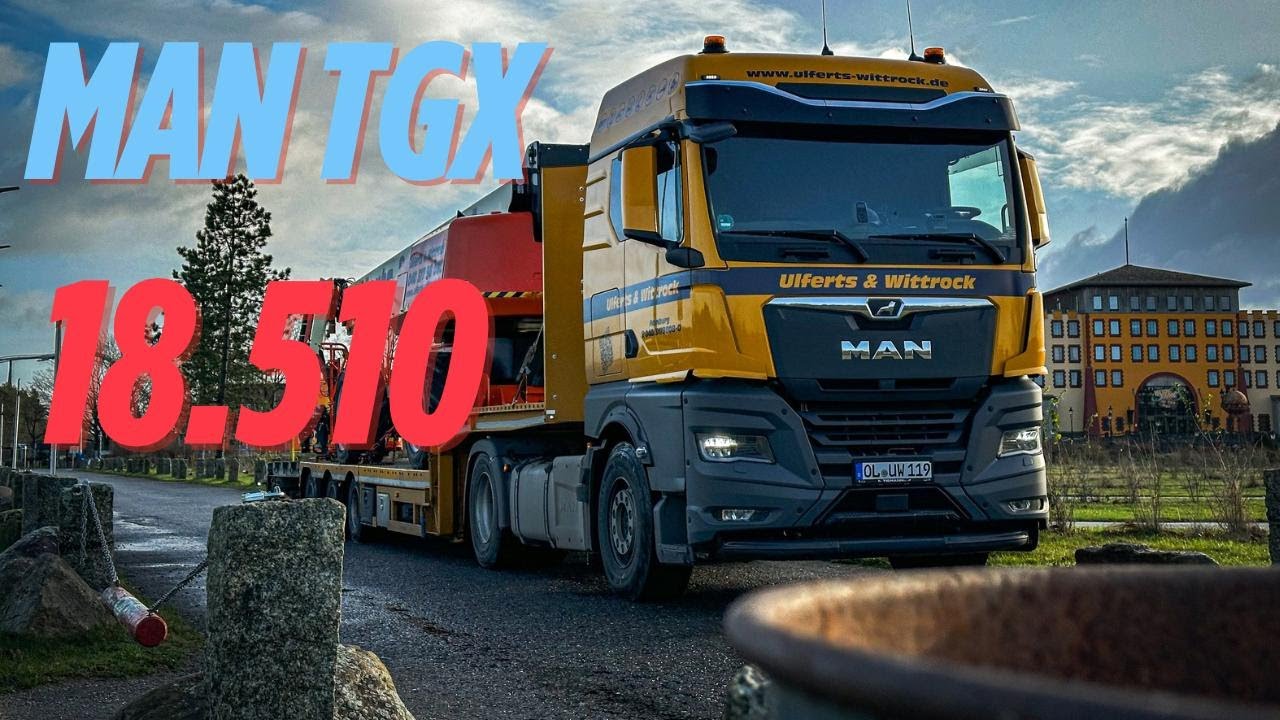 Mein 18.510 MAN TGX & Meusburger Tieflader