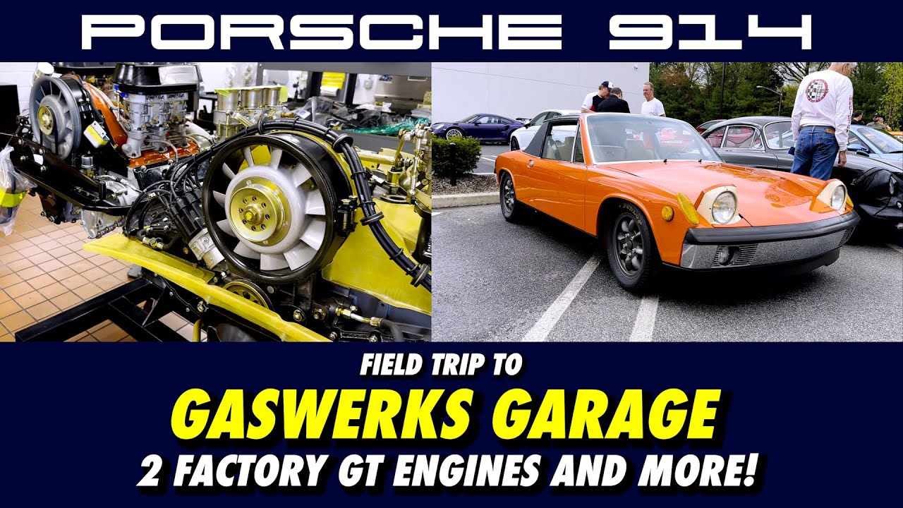 Two of the Original 14 Porsche 914-GT Engines in One Place [Gaswerks Garage Visit ]