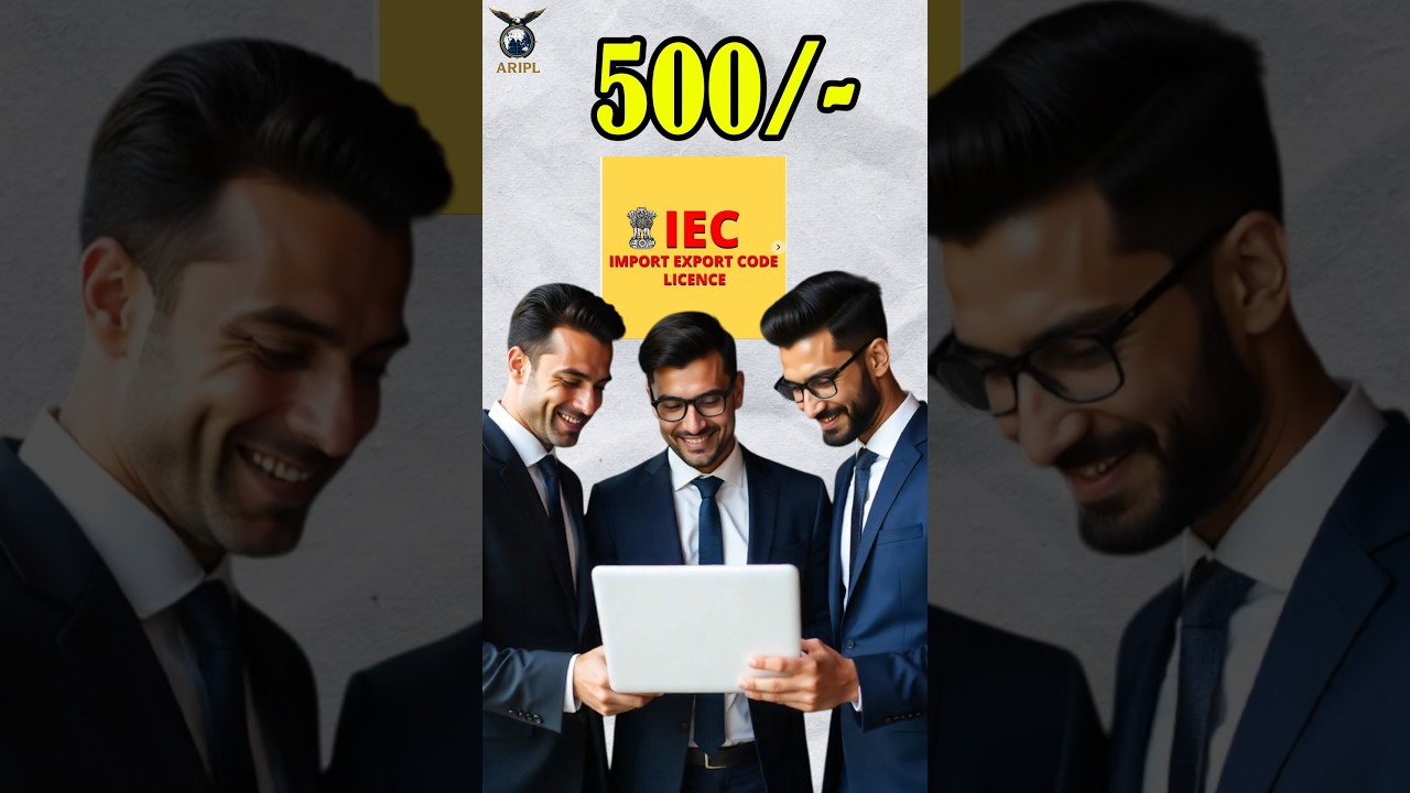 Avoid IEC scam! IEC costs ₹500 only. Comment 