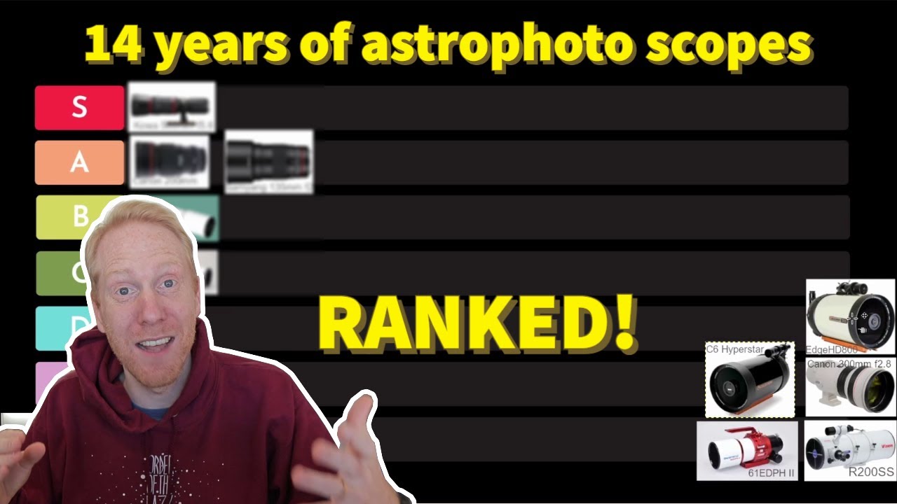 I ranked my DSO ASTROPHOTO TELESCOPES - Completely subjectively 😁