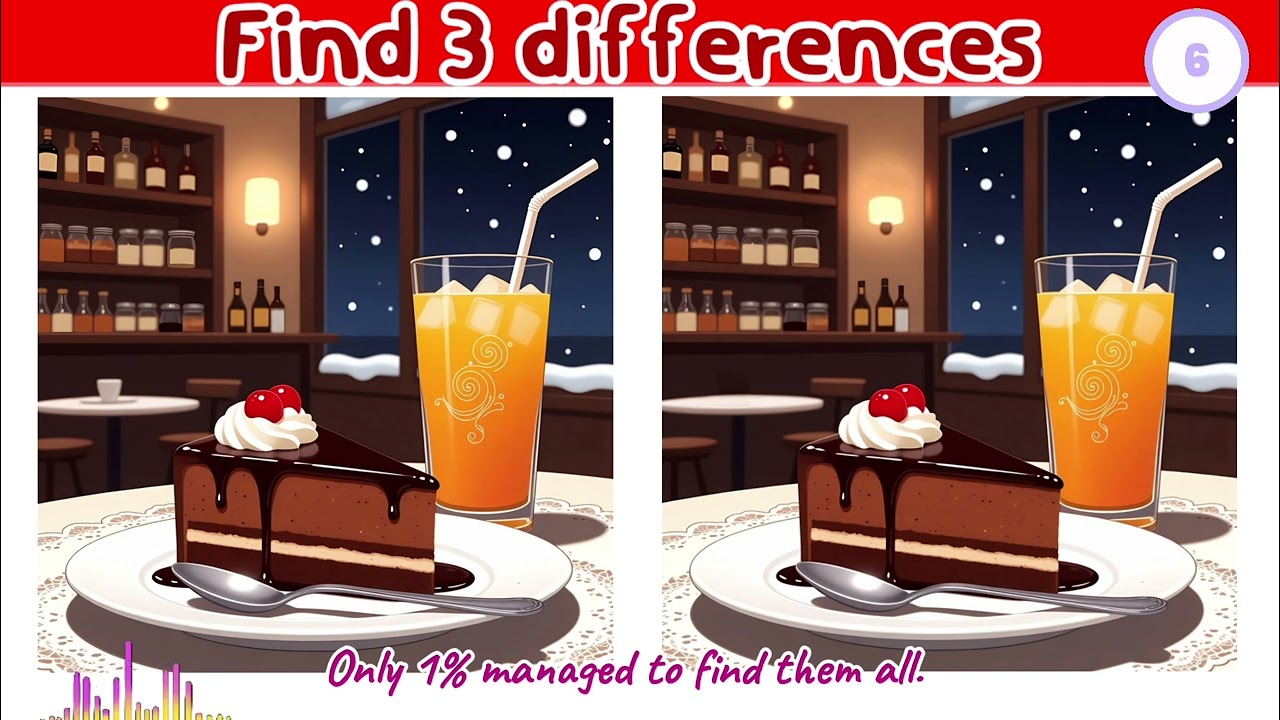 🍄Spot the Difference Game | Find 3Differences 🥰#SpotTheDifference​ #BrainGame​🍄