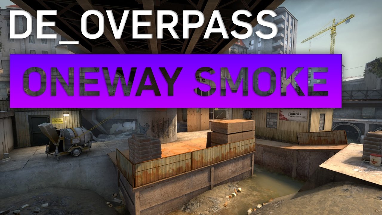 One Way Smoke - de_Overpass: B Short