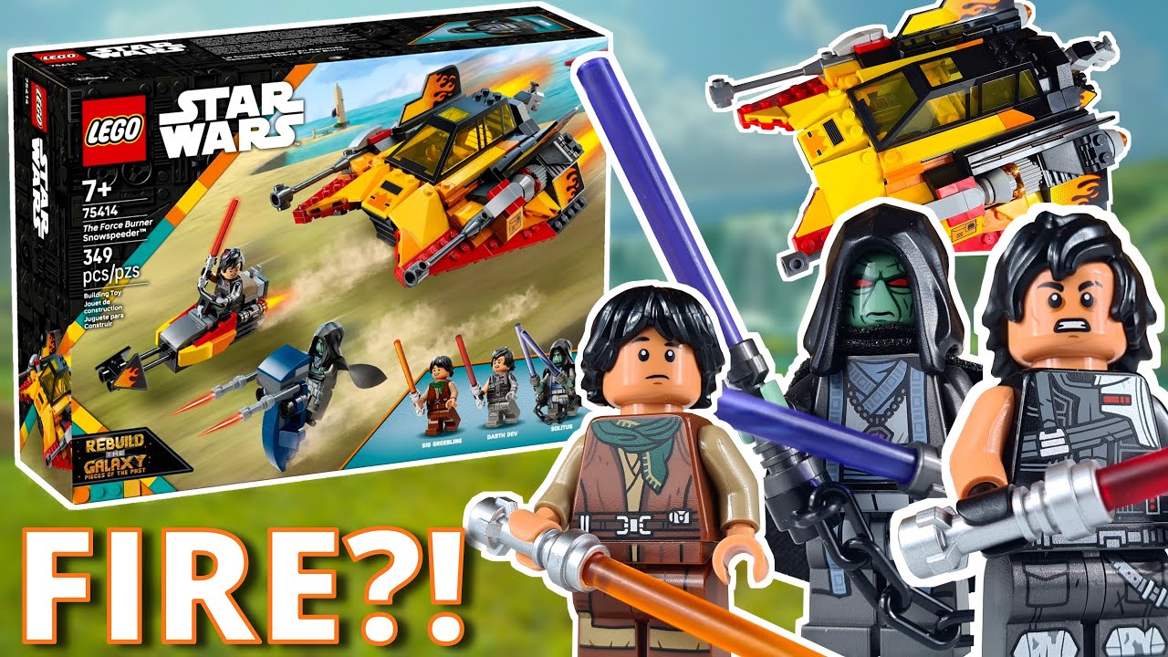 This Set Is FIRE - LEGO® Star Wars™ 75414 The Force Burner Snowspeeder™ Set Review (2025)