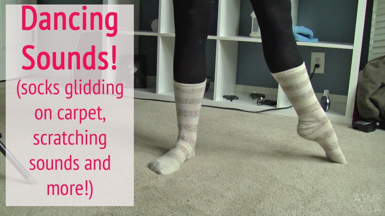 ASMR * Dancing Sounds * Me Dancing/Socks glidding on Carpet * No Talking * ASMRVilla