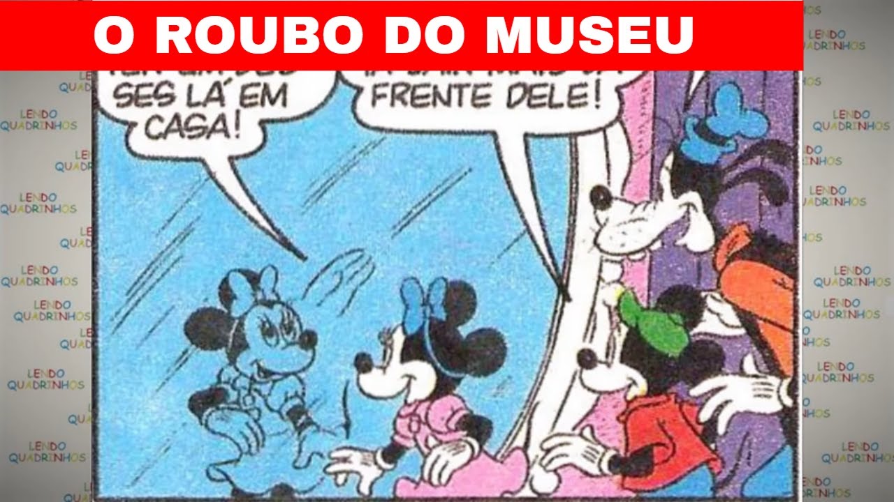 Mickey e Pateta em O roubo do museu | História em quadrinhos Disney narrada