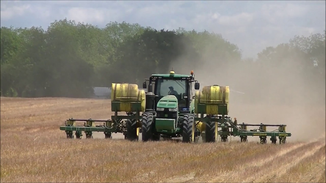 TWO JOHN DEERE 8270Rs PLANTING COTTON! CIRCLE C FARMS 2018 COTTON PLANTING PT 1