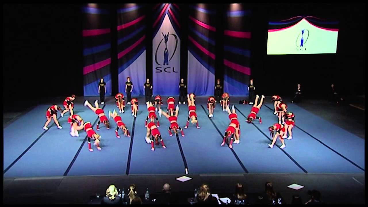 Cheerleadingin SM-kilpailut 2014 - Cheer naiset - Pyrintö Cheer Team PCT Flames
