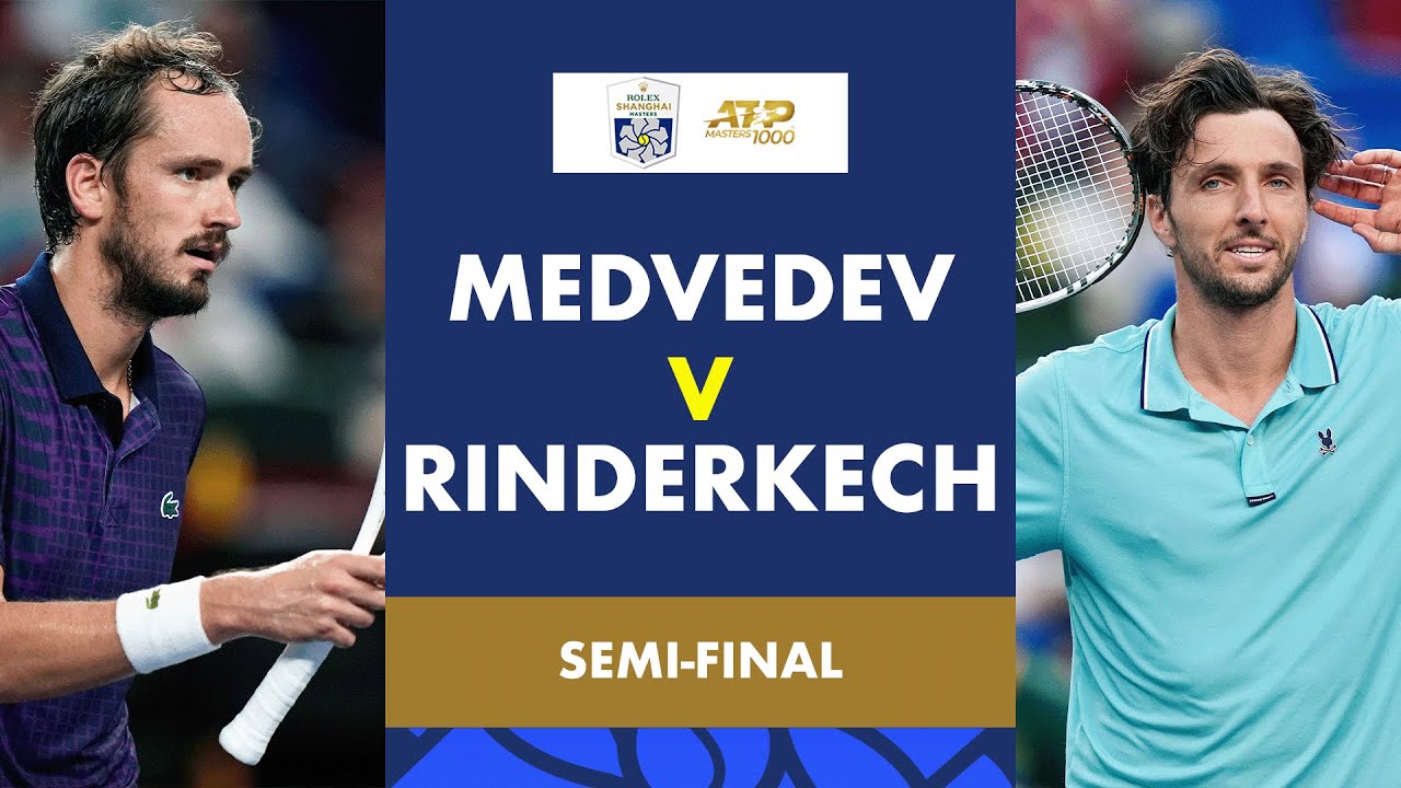 Daniil Medvedev vs Arthur Rinderknech Match Highlights | Rolex Shanghai Masters 2025