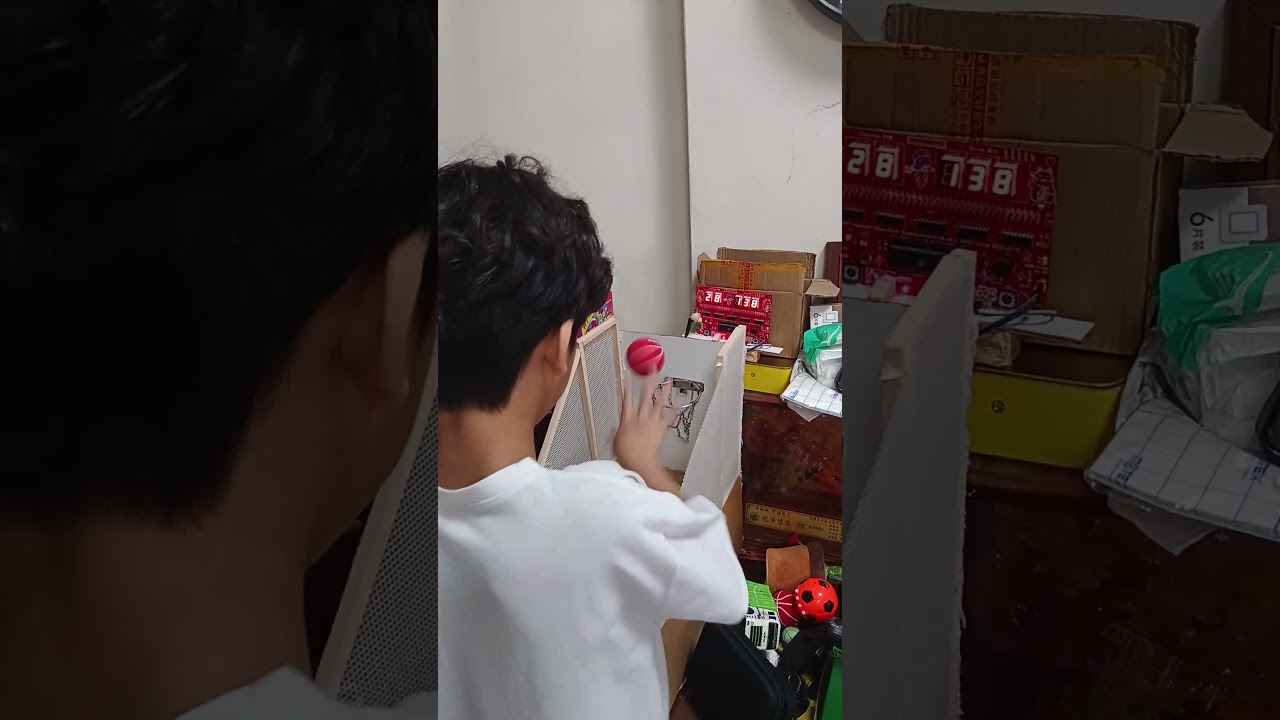 自製木板投籃機當你想要拼300時機台漏分！