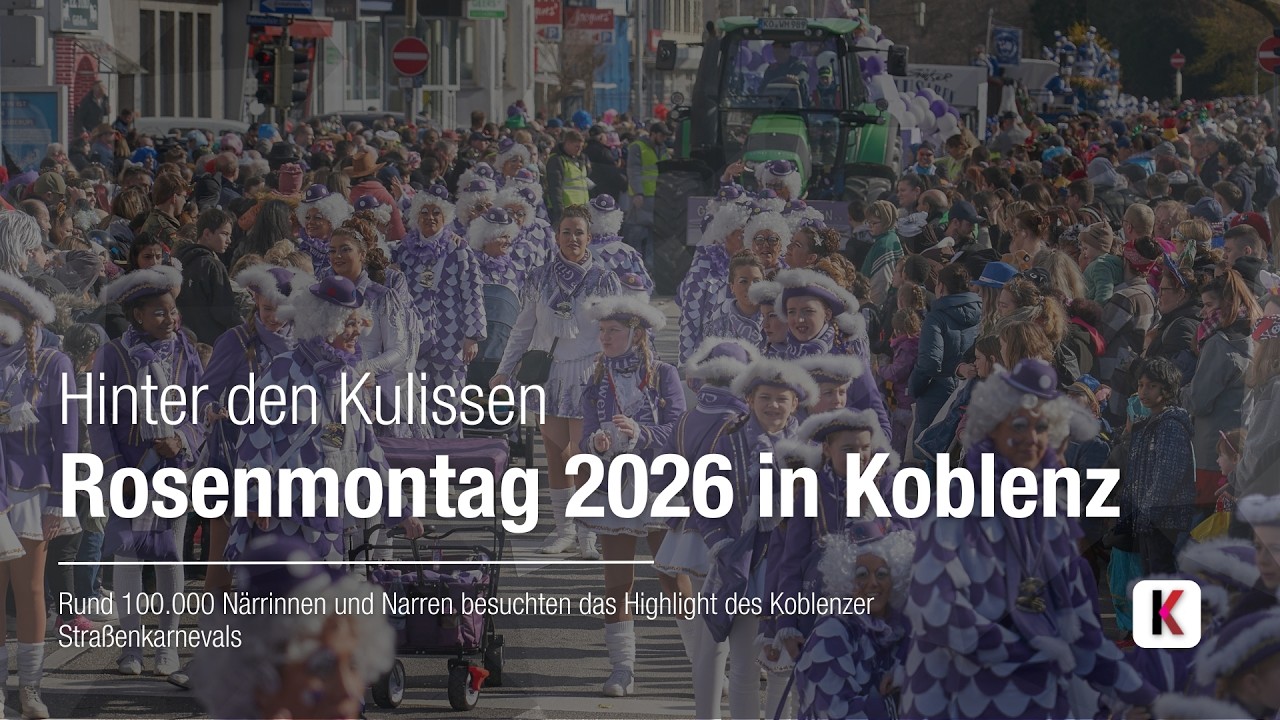 Hinter den Kulissen beim Rosenmontag in Koblenz