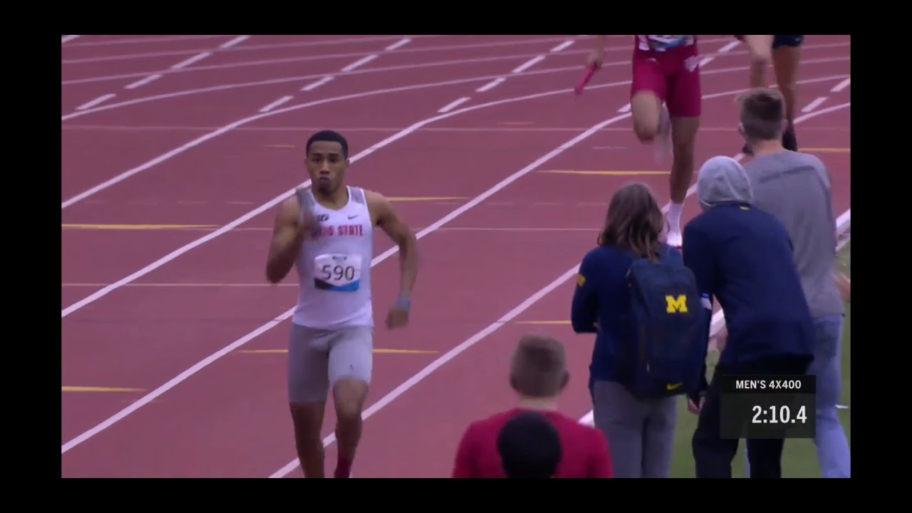 2021 B1G Ten Indoor Track and Field Championships: 4x400m Relay - Ohio State University