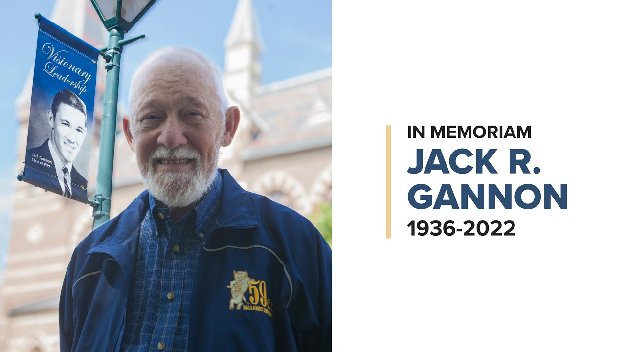 Memorial Service for Jack R. Gannon, '59 & H-'88