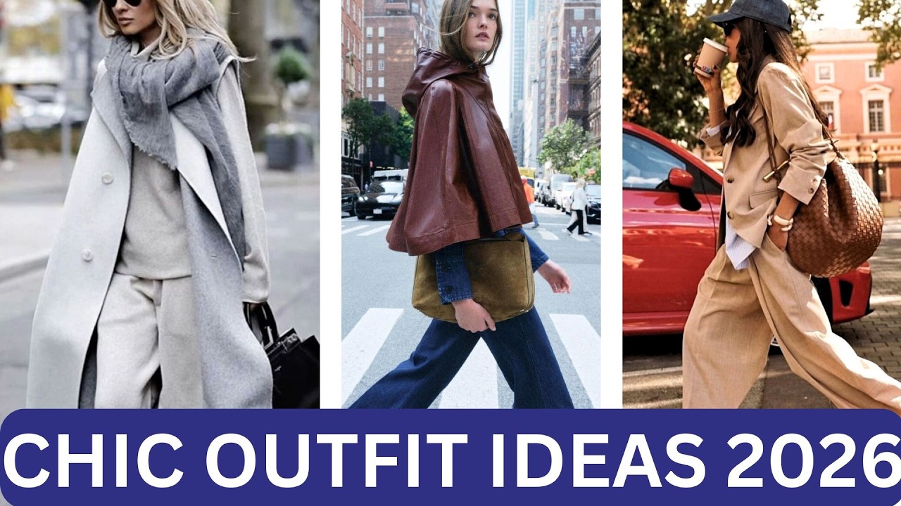 STYLISH OUTFIT IDEAS for 2026, Fashion Trends, Chic Outfit Ideas, Elegant Style