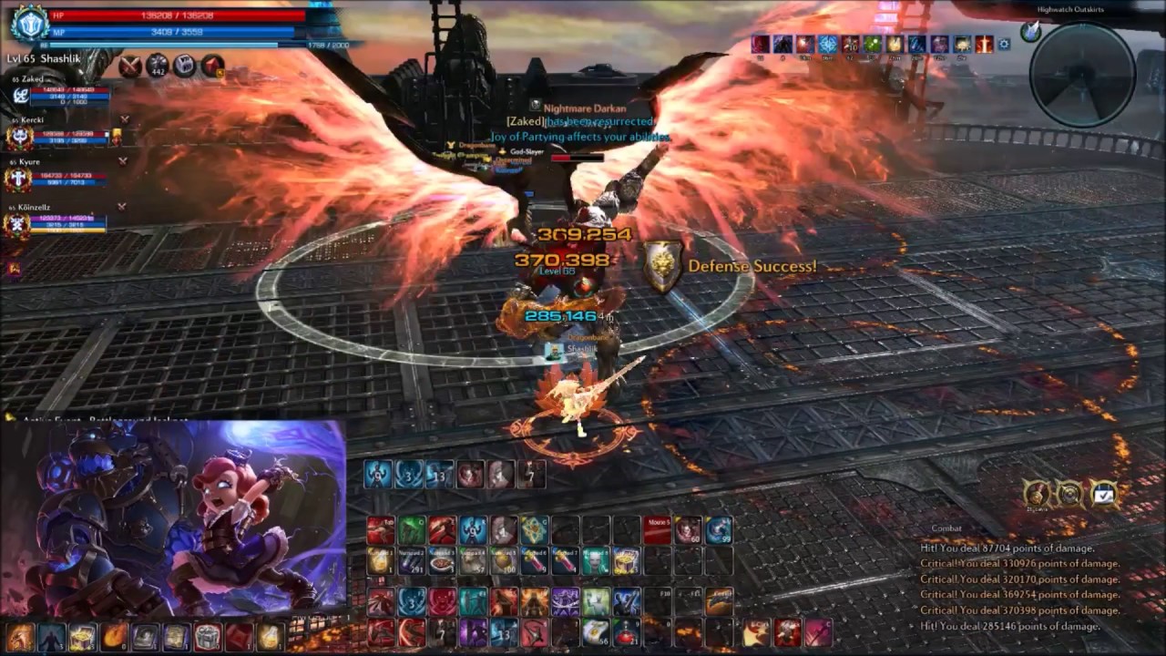 【TERA】 Sky Cruiser Endeavor EXTREME MODE| EU FIRST CLEAR | Lancer PoV | NIGHTMARE DARKAN |