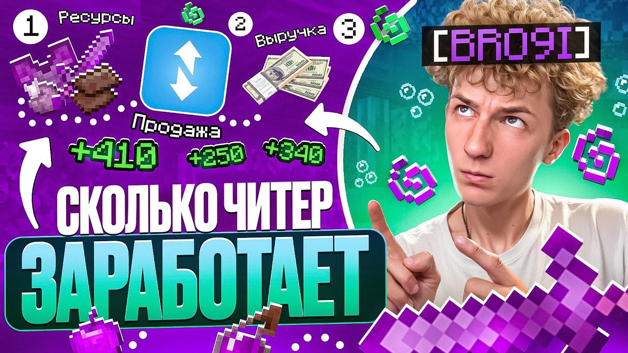 СКОЛЬКО РЕАЛЬНЫХ ДЕНЕГ ЗАРАБОТАЕТ ЧИТЕР на АНАРХИИ FUNTIME - Майнкрафт Фантайм
