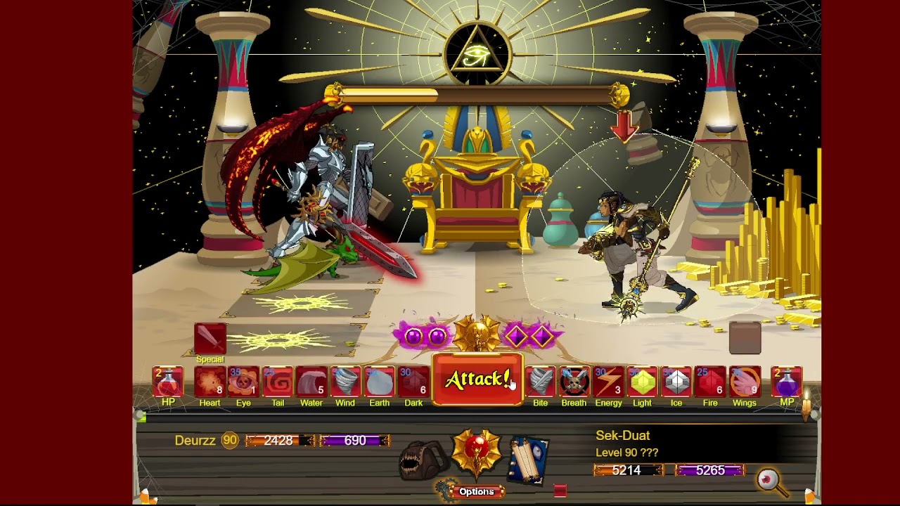 DragonFable | Wrath DragonLord Inn 6a | Sek-Duat (Weakcore/200 pt dragon)