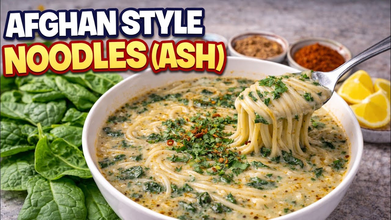 How to Make Delicious Afghani Ash (Noodles) 🍜 at Home | Step by Step | Fatima cooking and eat 