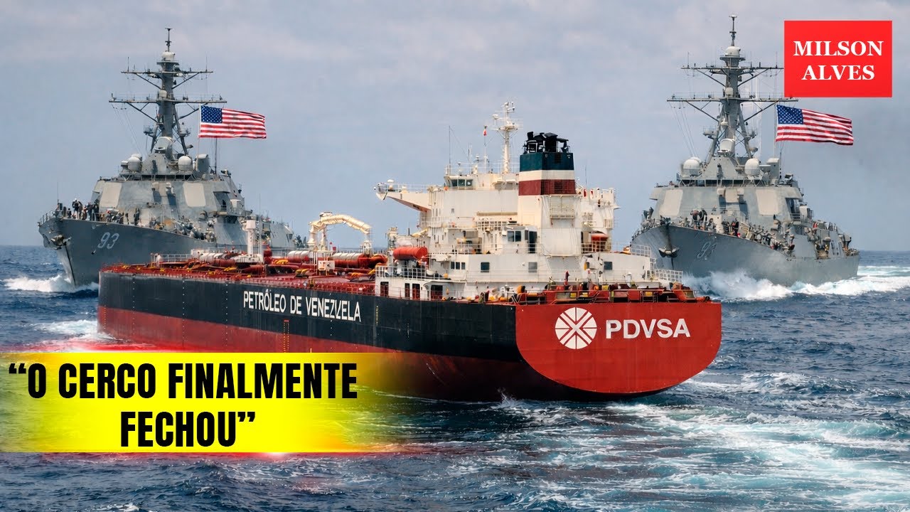 INTERCEPTAÇÃO dos EUA COLAPSA Maduro: Bloqueio naval corta fôlego do Regime