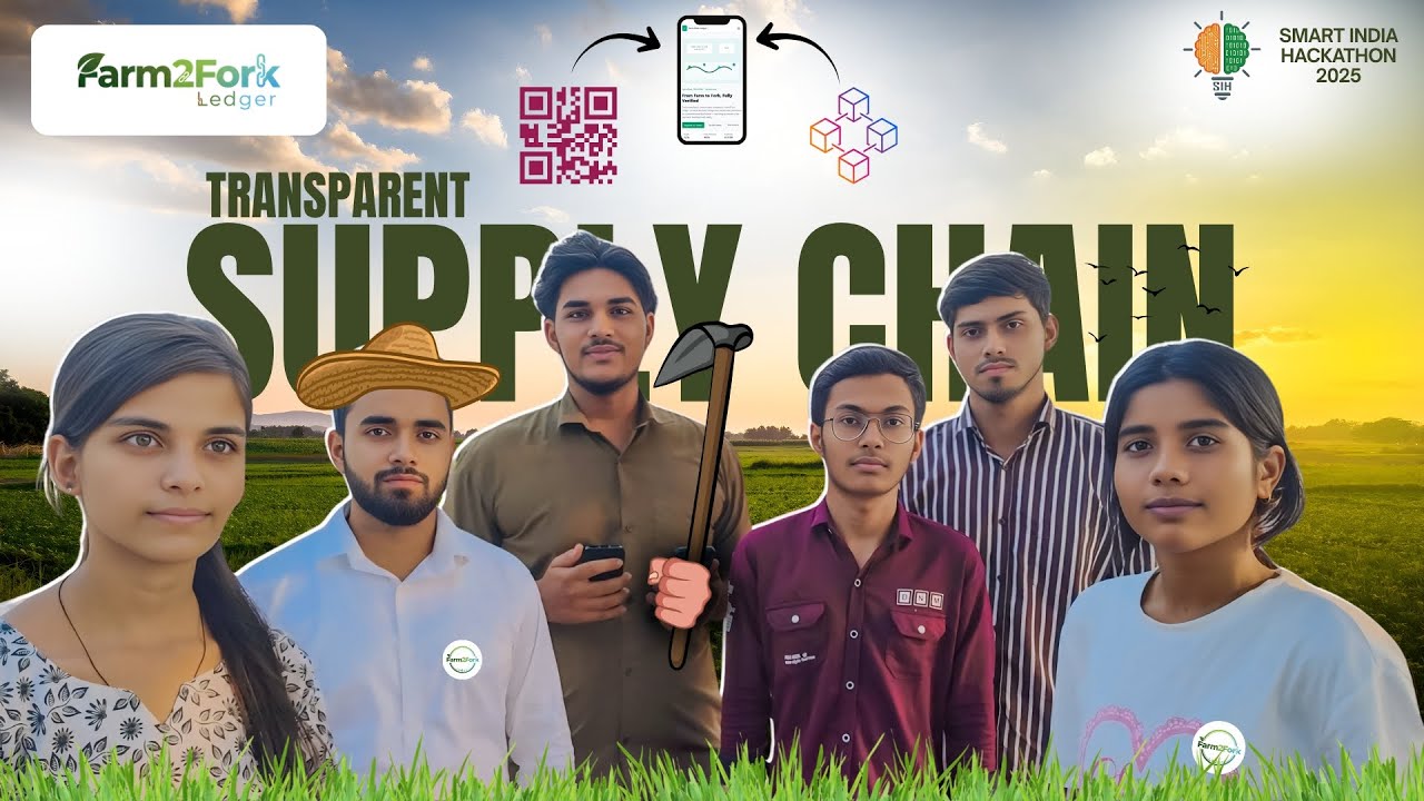 🌾Farm2Fork Ledger | Smart India Hackathon 2025 | Blockchain for Transparent Food Supply Chains 🍅