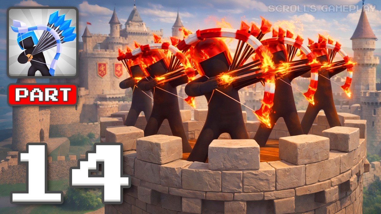 Merge Archers: Bow and Arrow - Gameplay Walkthrough Part 14 - Build The Arrow Force (iOS, Android)