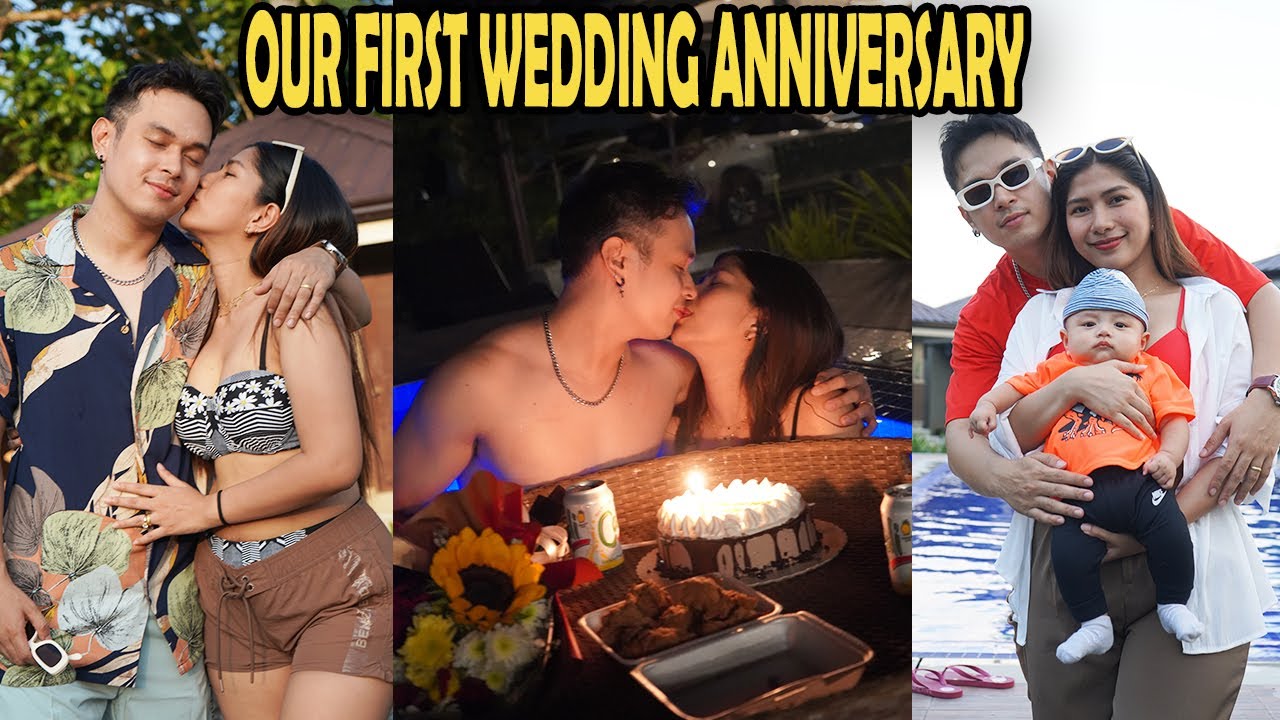 OUR FIRST WEDDING ANNIVERSARY!