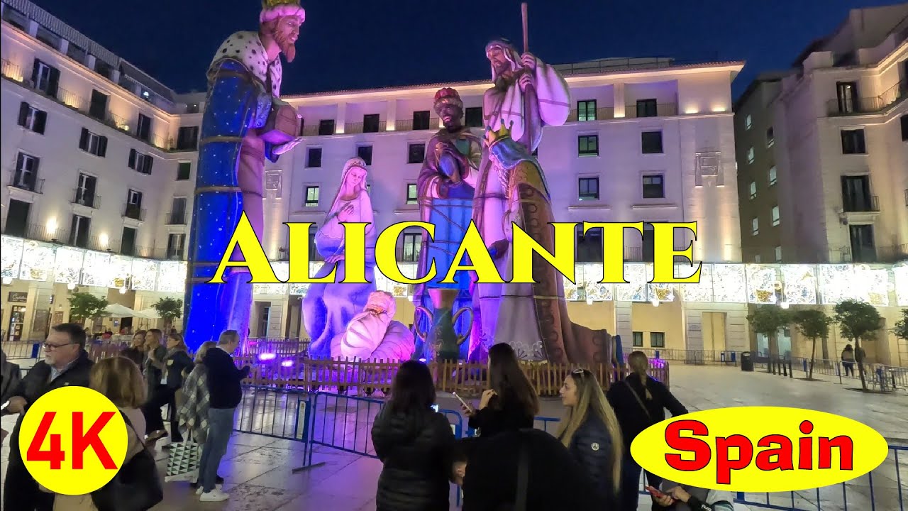 This year, Alicante is once again celebrating Christmas with impressive giant Nativity sculptures