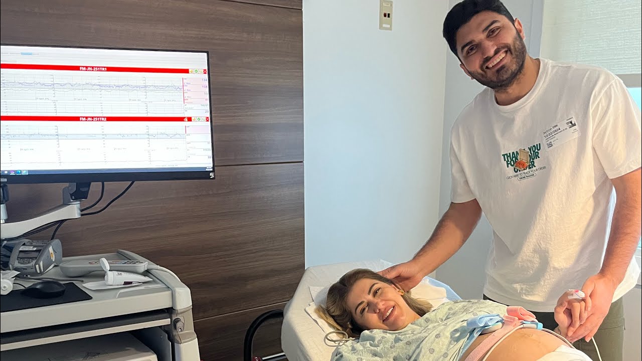 Jackson North Medical Centere ilk vizitimiz bazar günü oldu❤️(pregnancy,twins,NST)