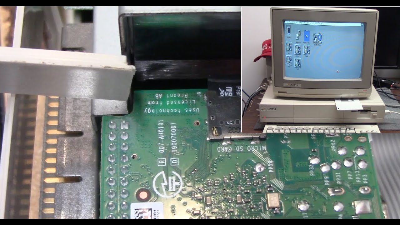 Amiga 1000 PiStorm! БОЛЬШЕ НИКАКИХ ДИСКОВ ДЛЯ КИКСТАРТА!