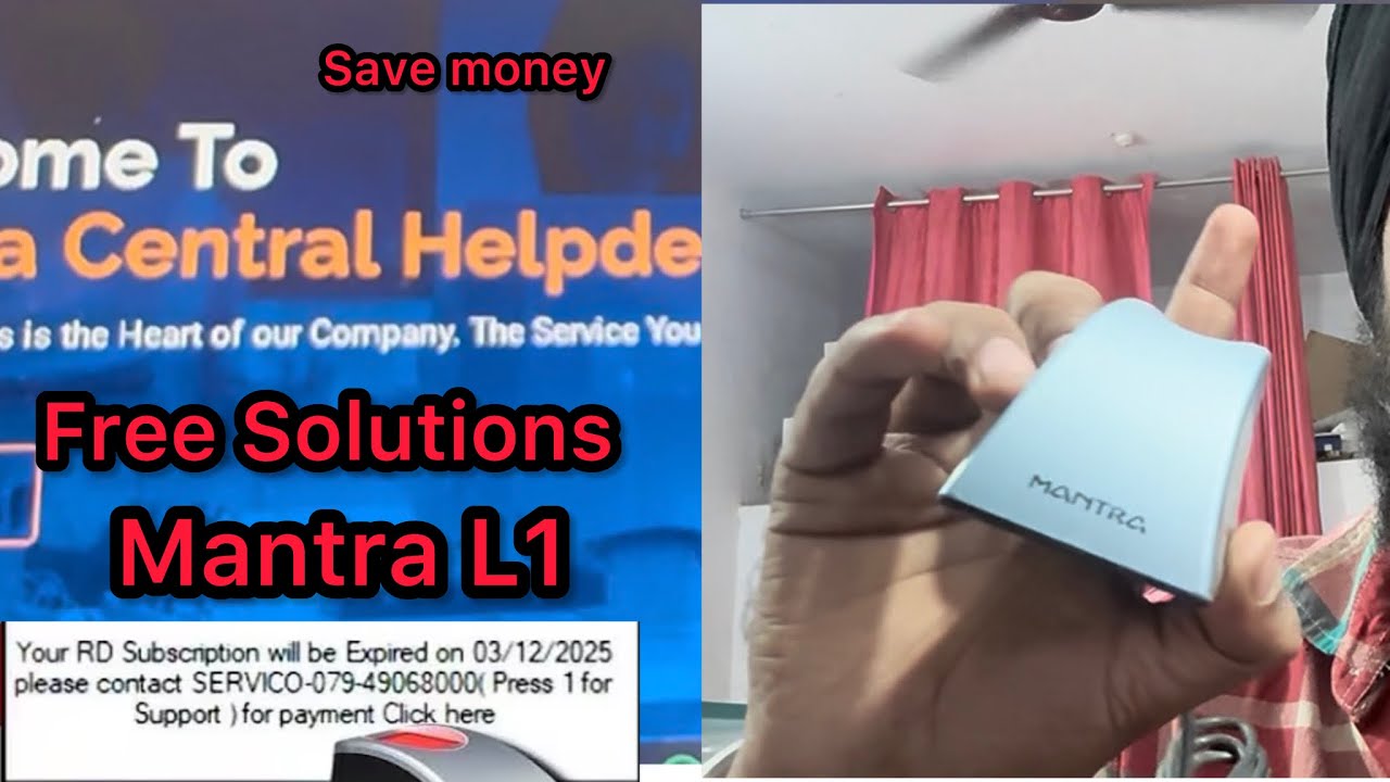 Mantra L1 Rd service Expired | Get Free Activation  Save Money 🚨 