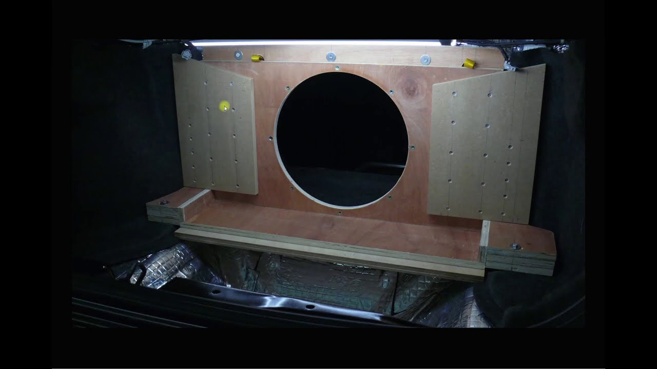 How to Seal IB / Infinite Baffle Subs in Trunk of a Car - Mounting, Sealing, Orientation