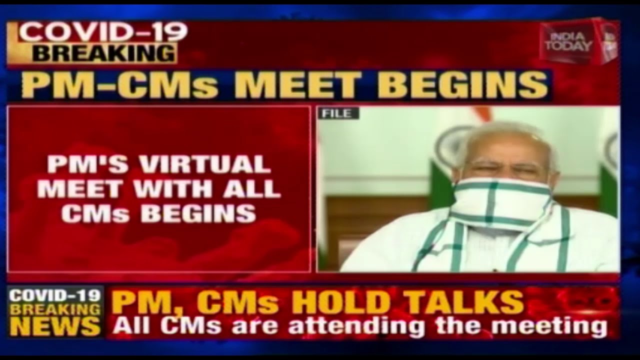 PM Modi Begins Video Meet With All CMs; Phased Lockdown On Top Agenda