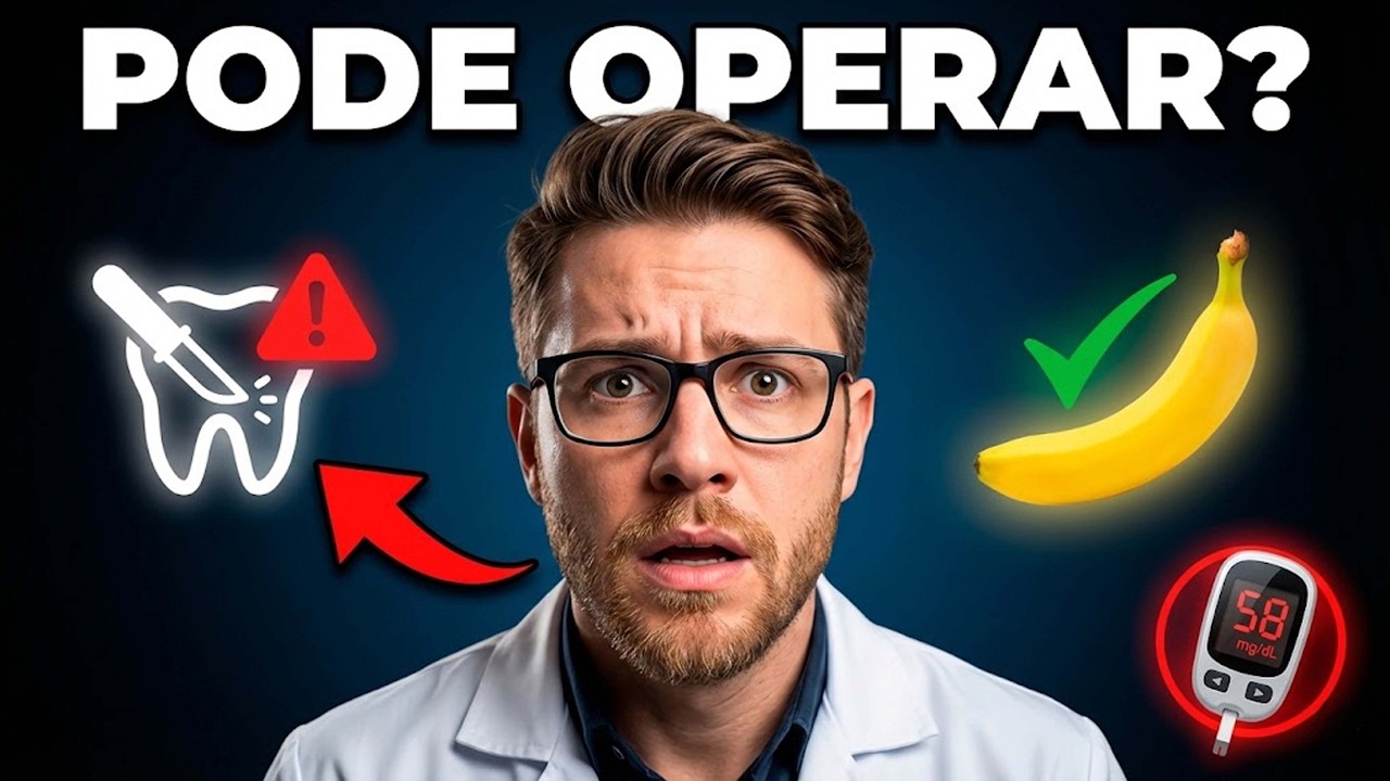 Glicada para CIRURGIA, Banana no DIABETES e HIPOGLICEMIA: os 3 ERROS que podem te colocar em RISCO