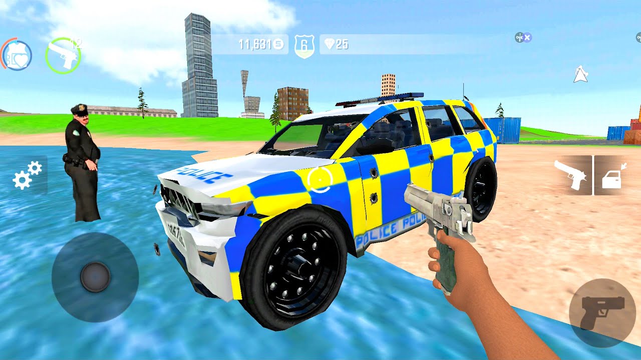 Police Car Destroyed! SUV Squad Driving Simulator - Policeman game Android