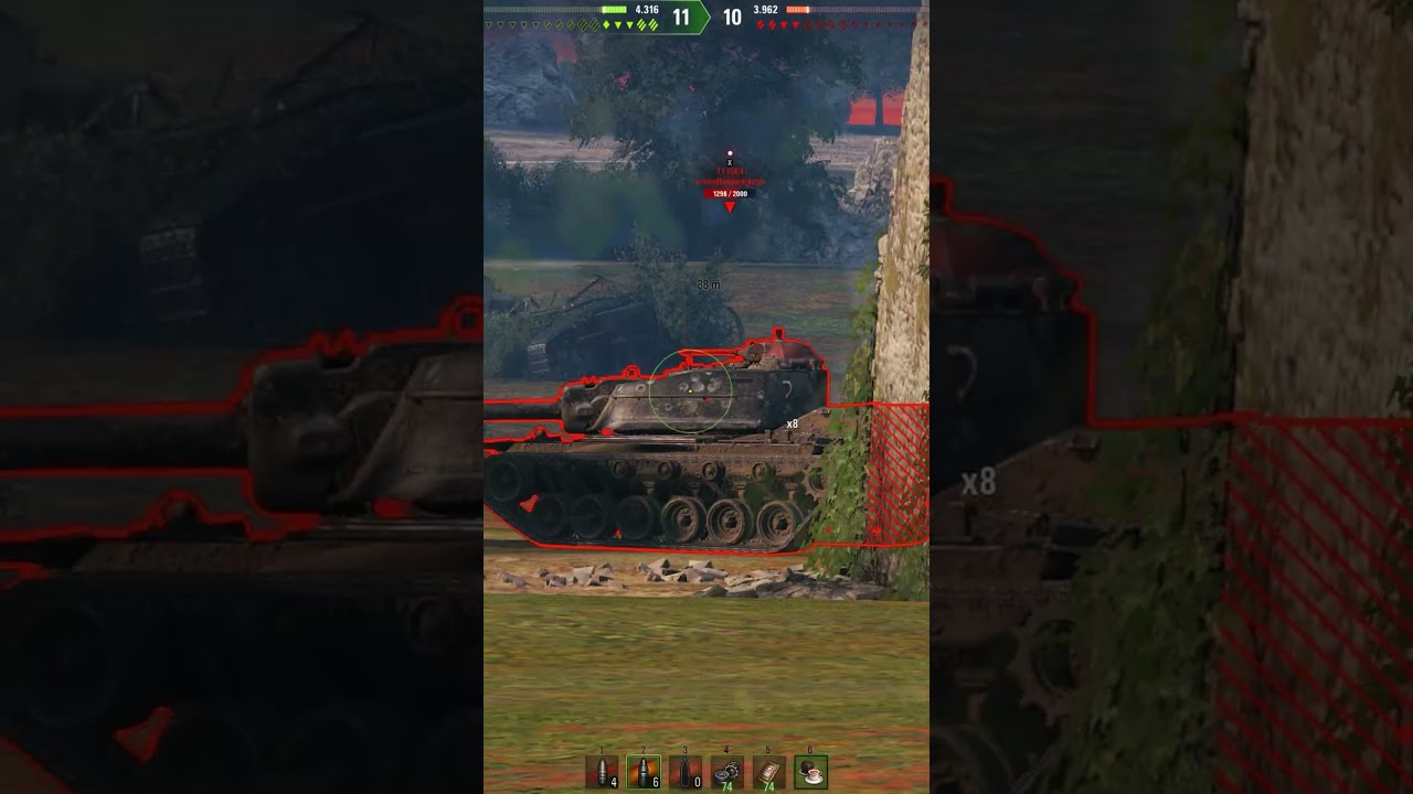 FV183: Visible 3 shots🫡  - World of Tanks 