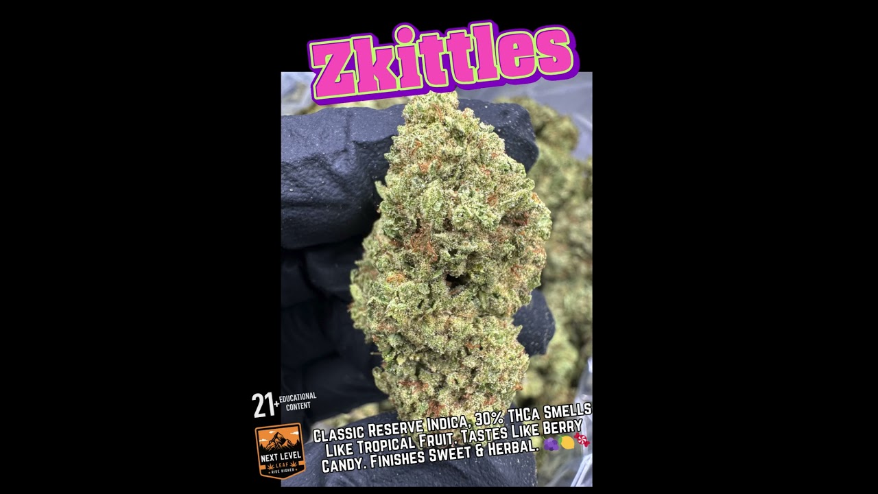Zkittlez (30% THCa) Classic Reserve Indica | Fruity, Calming Exotic Flower for Wholesale 