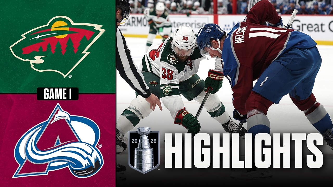Wild vs. Avalanche | NHL Playoff Highlights | Game 1 | May 3, 2026