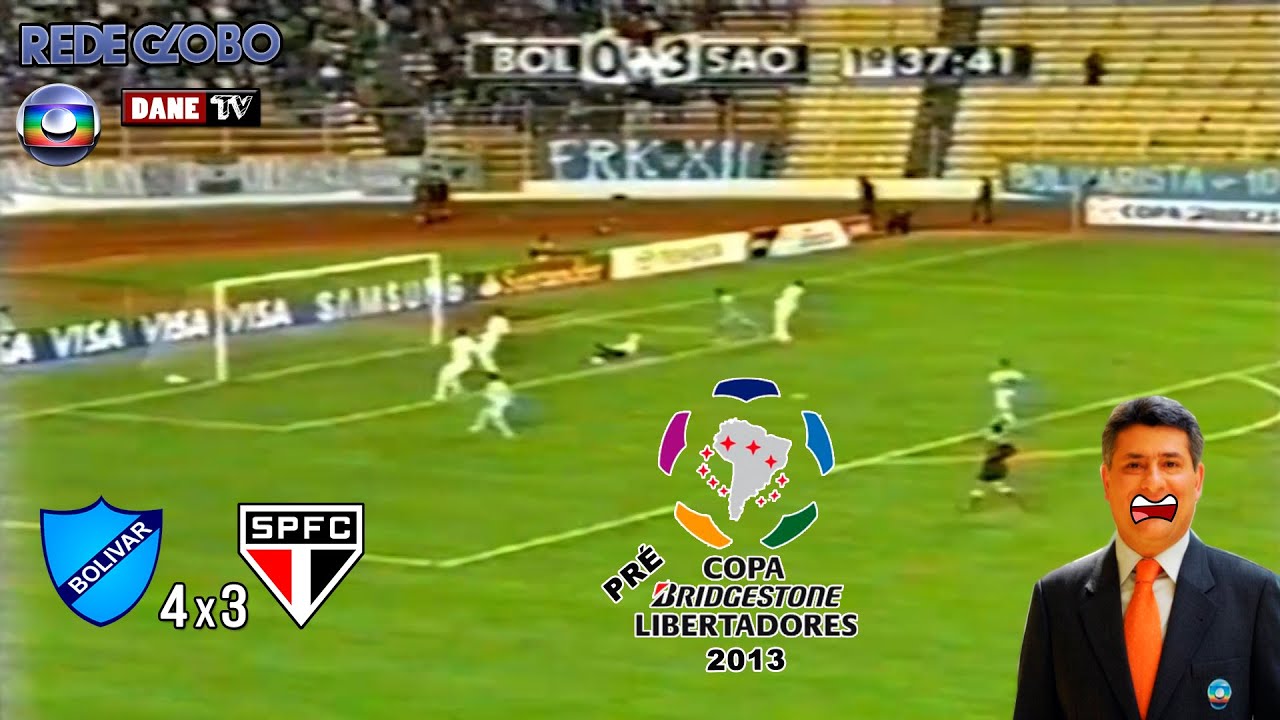 Libertadores 2013 - Bolivar 4x3 São Paulo