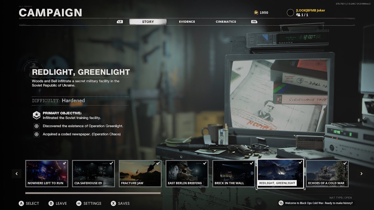 Call of Duty: Black Ops Cold War (Mission 4 - RedLight, GreenLight) w/ BFMB Joker | 