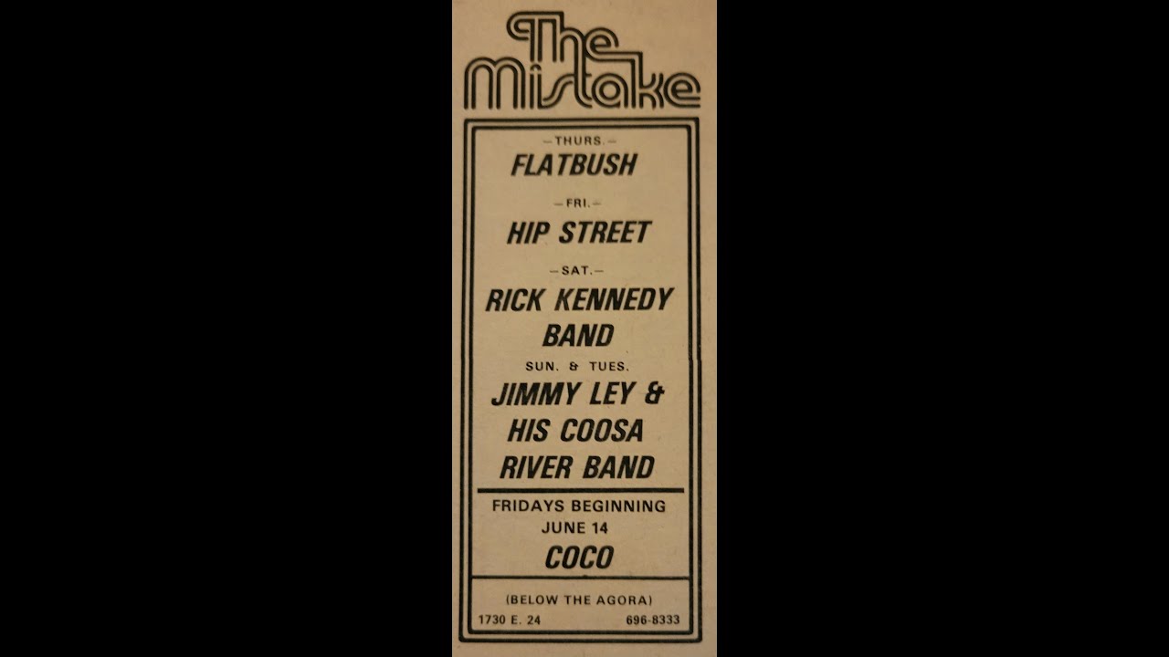 Jimmy Ley & the Coosa River Band - Goin' Down - Scene Cleveland OH 5/6/76